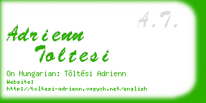 adrienn toltesi business card